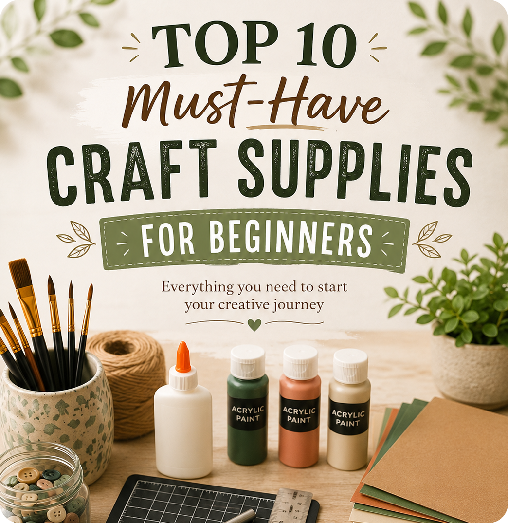Top 10 Must-Have Craft Supplies for Beginners