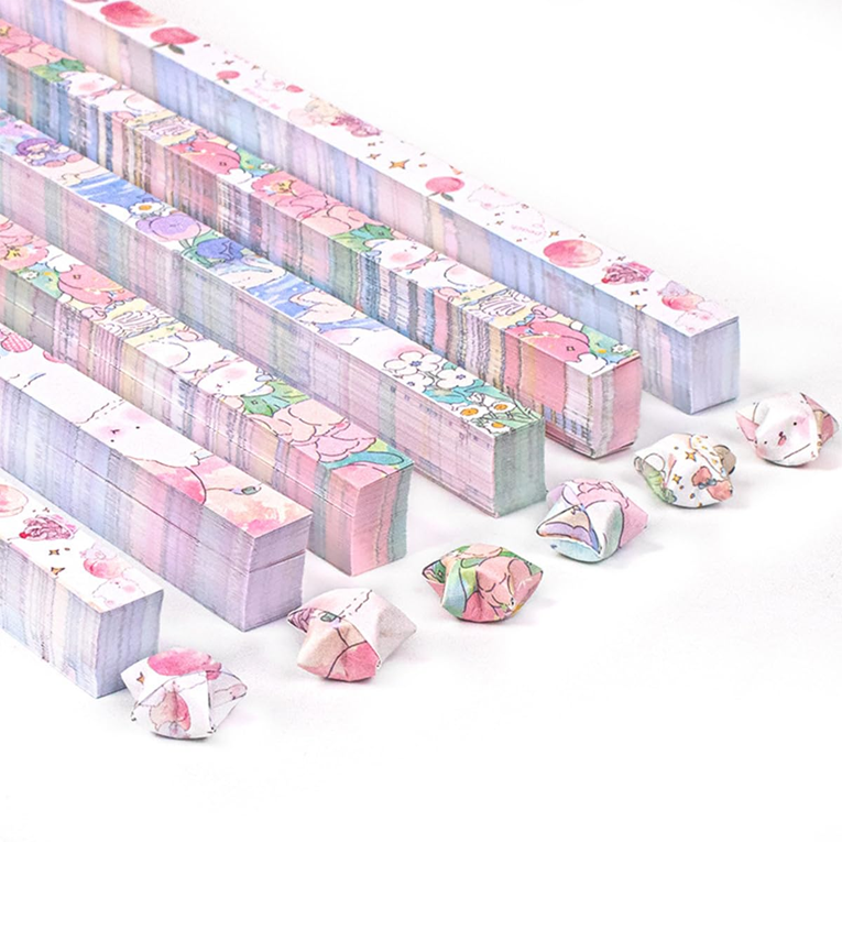 600-Count Lucky Star Paper Strips For Origami