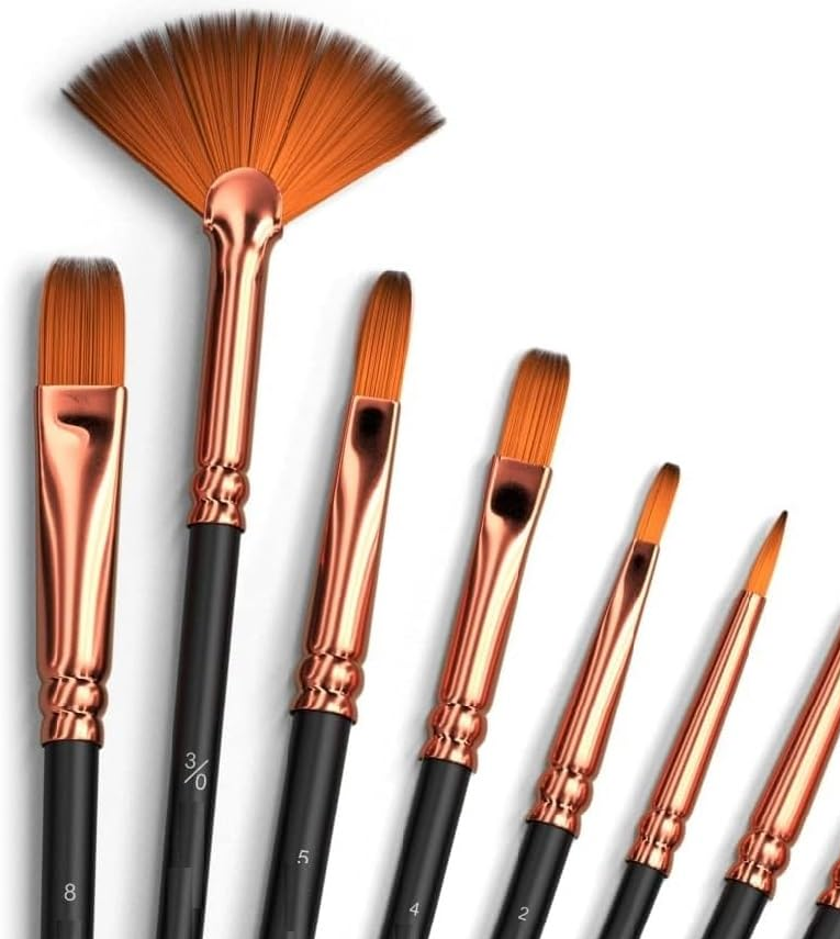 Craft Painting Brushes Set of 12
