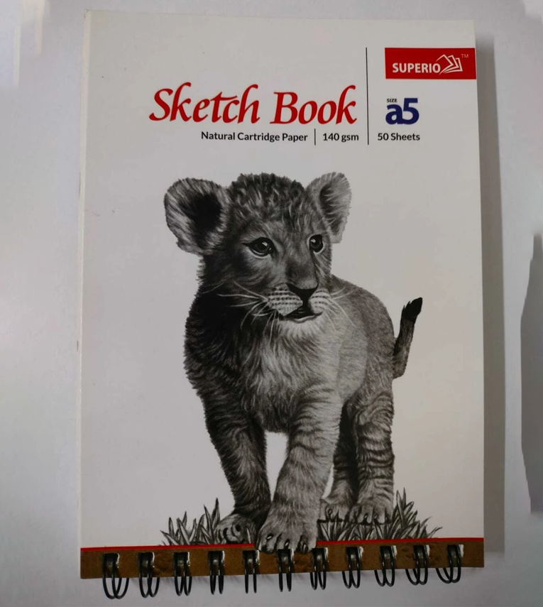 A5 Top Spiral-Bound Sketchbook