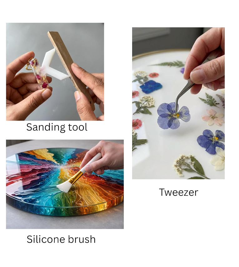 Resin Art Tool kit, Includes Hand Drill, Deburring Tool