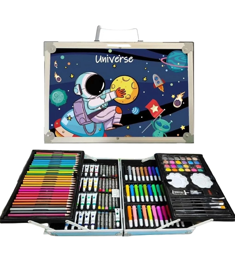 Art Kit Space Art & Craft Professional Art Set, 145 Pieces