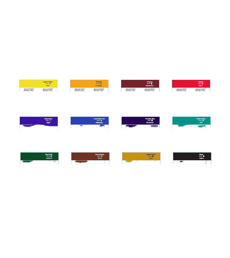 Artist's Watercolour Paint |5ML Tubes Set of 12 Colours