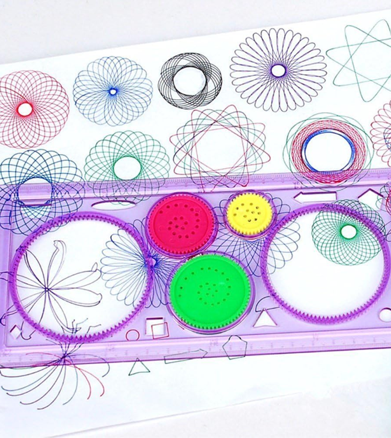 Creative Mandala Spirograph Geometric Ruler 1 Pc