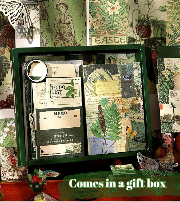 Vintage Aesthetic Scrapbook Kit with Stickers