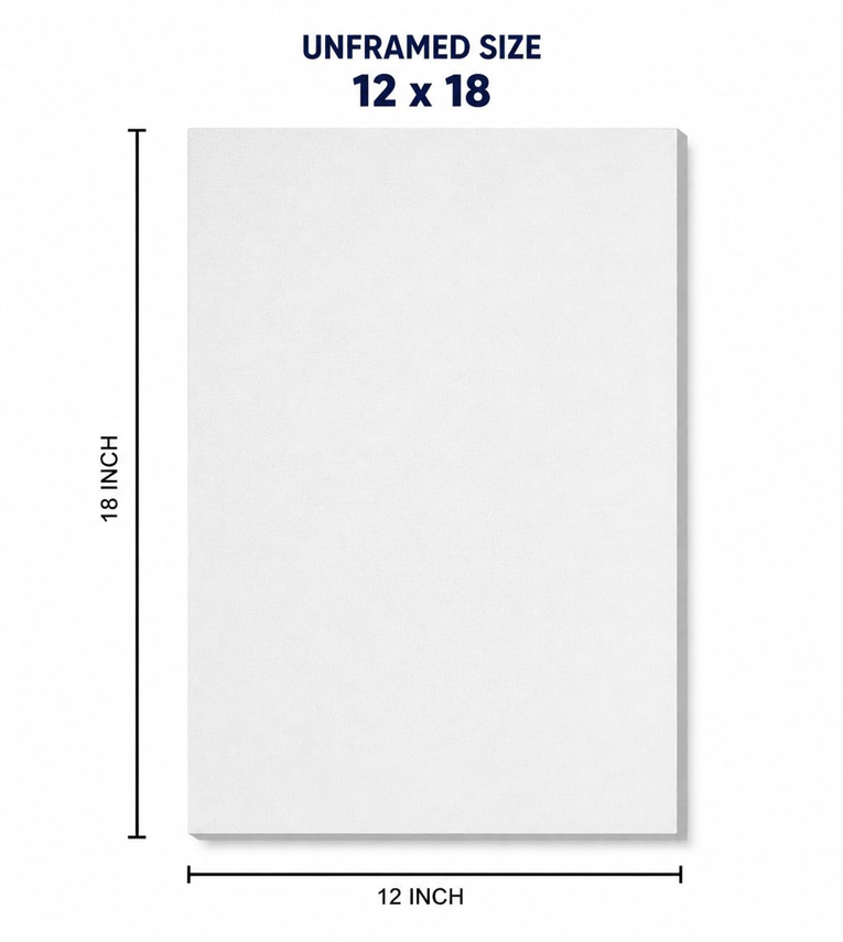 Pre-Primed Canvas Roll 12x18 Inch Set of 2