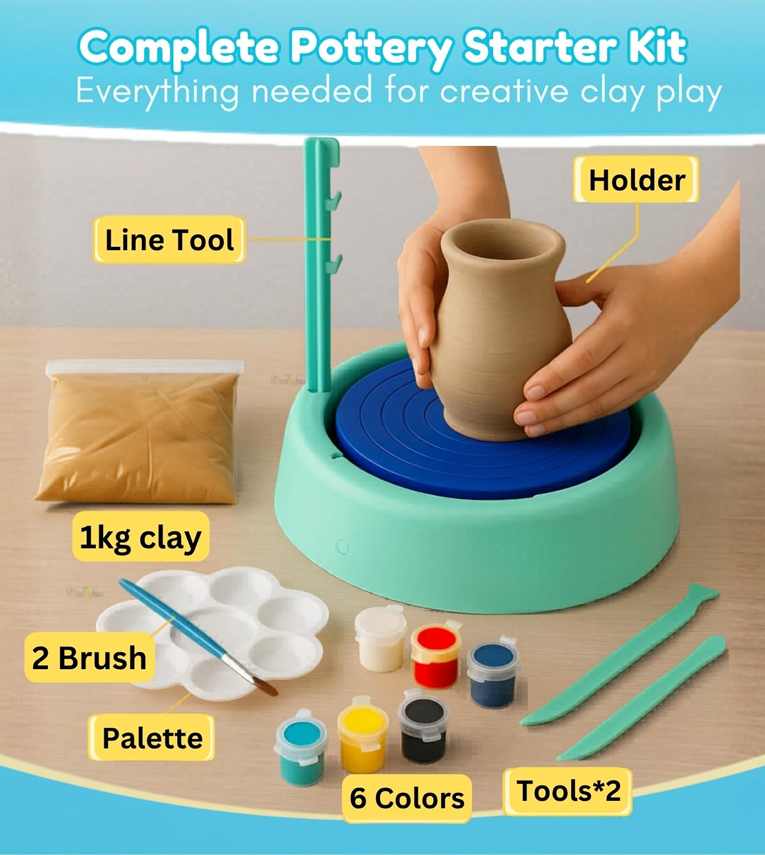 Toy Imagine Kids Pottery Wheel Kit