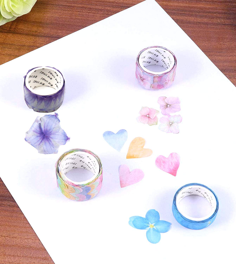 Roll Creative Flower Petal Washi Tape