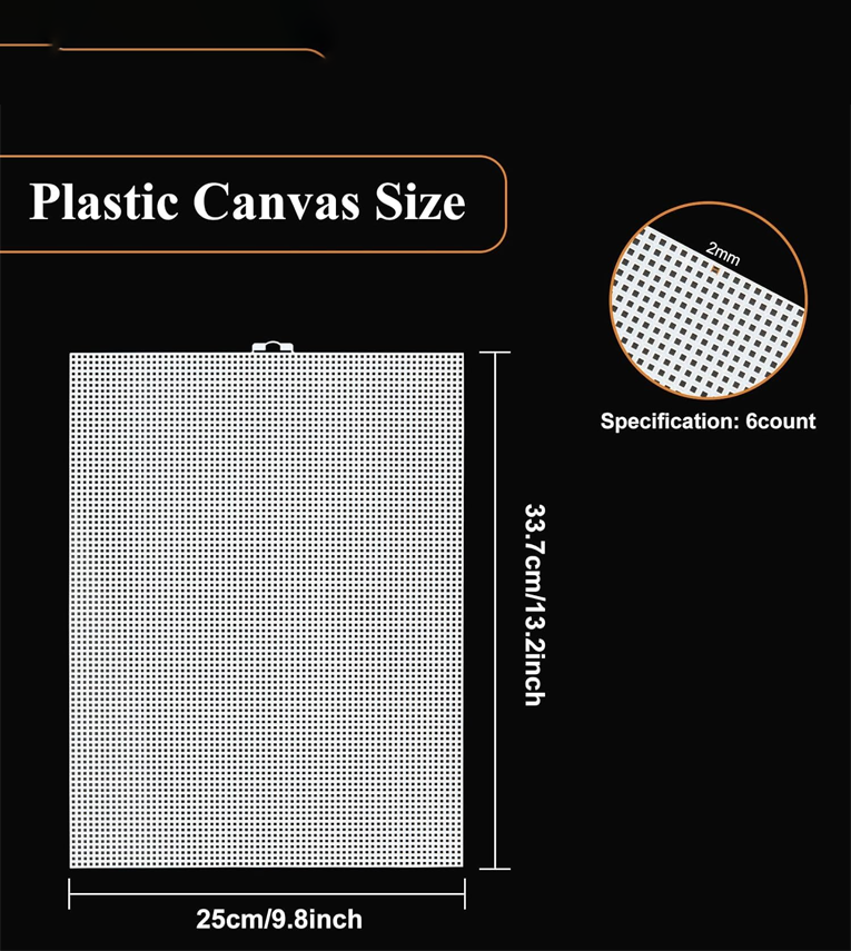 5Pcs Cross Stitch Cloth/Bag Making Materials,Canvas Sheet For Craft