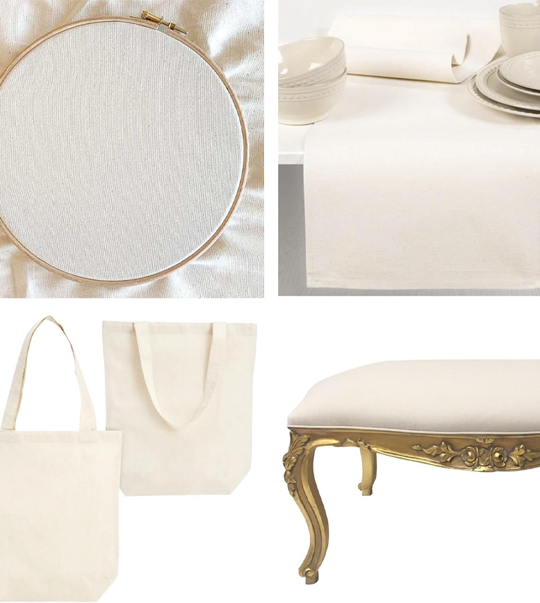Umi Canvas Fabric, Premium 10 Oz Natural Cotton