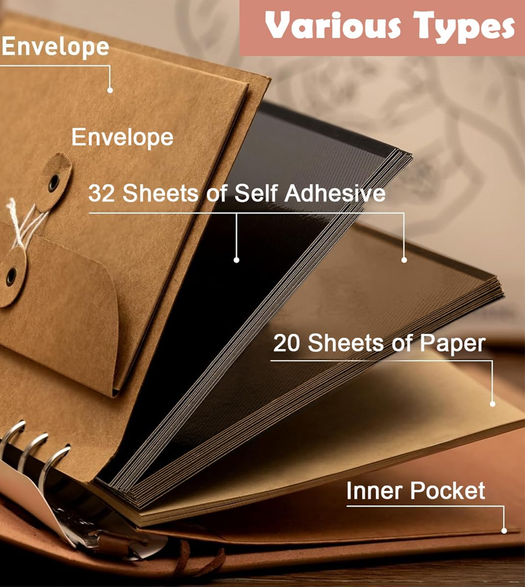 DIY Photo Album 52 Sheets (104 Pages) Scrap book