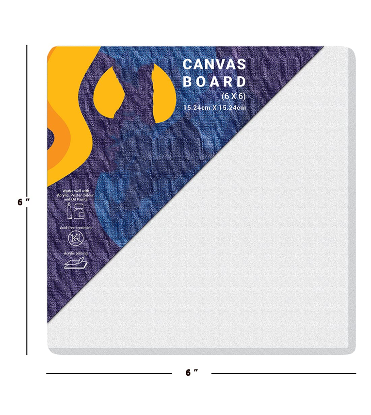 Cotton White Blank Canvas Boards for Painting