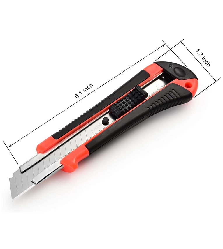 Heavy Duty 18 mm Cutter Set With 10 Replacement Blades