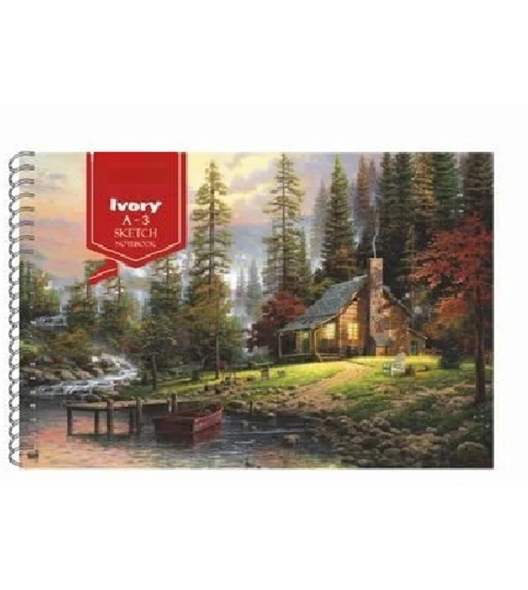 40 Pages Spiral Bound Art Drawing Notebook Sketch Pad