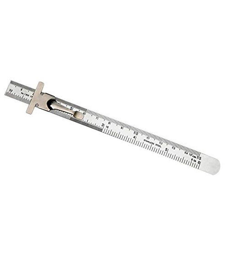 6" Inch-150 MM Stainless Steel Pocket Scale Ruler