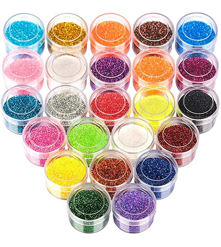 Colors Glitter Set, Fine Glitter for Resin