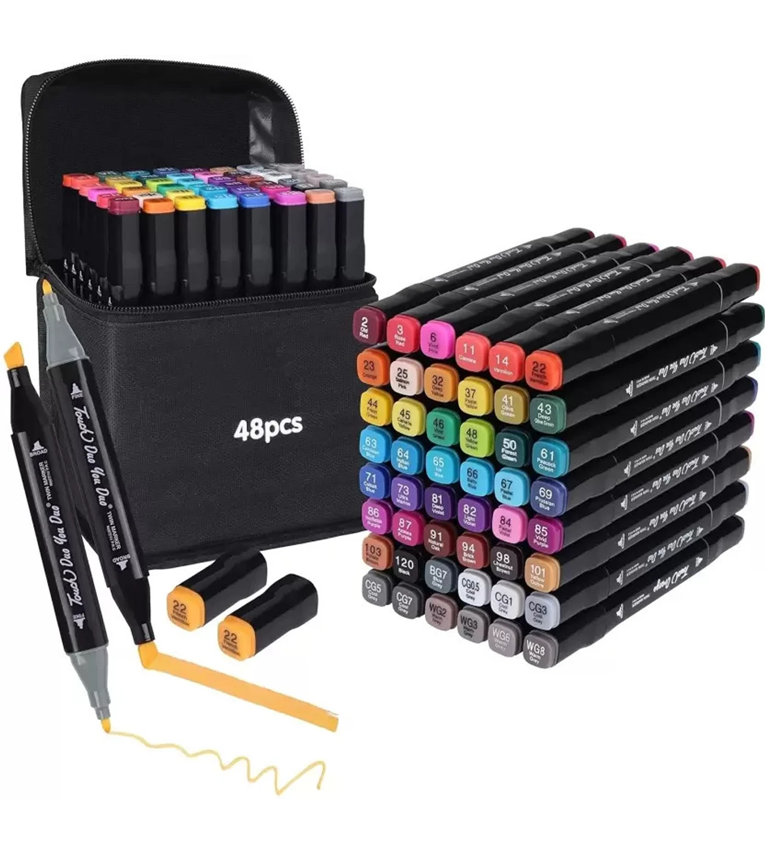 48 PCS BROAD Shaped Color Pencils