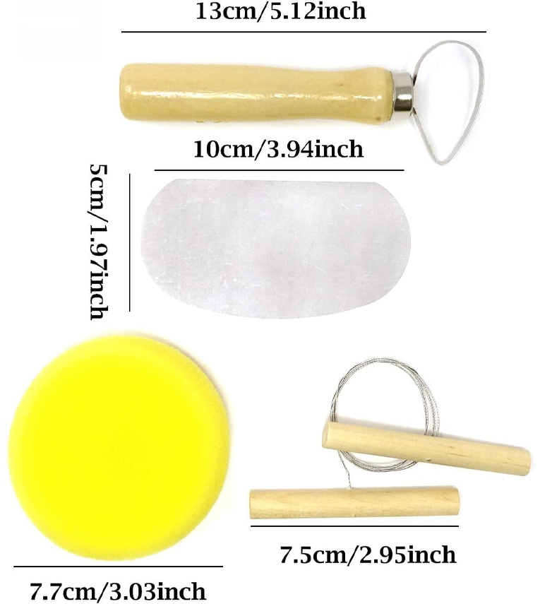Professional Pottery Tools Kit For Clay Pottery Sculpting