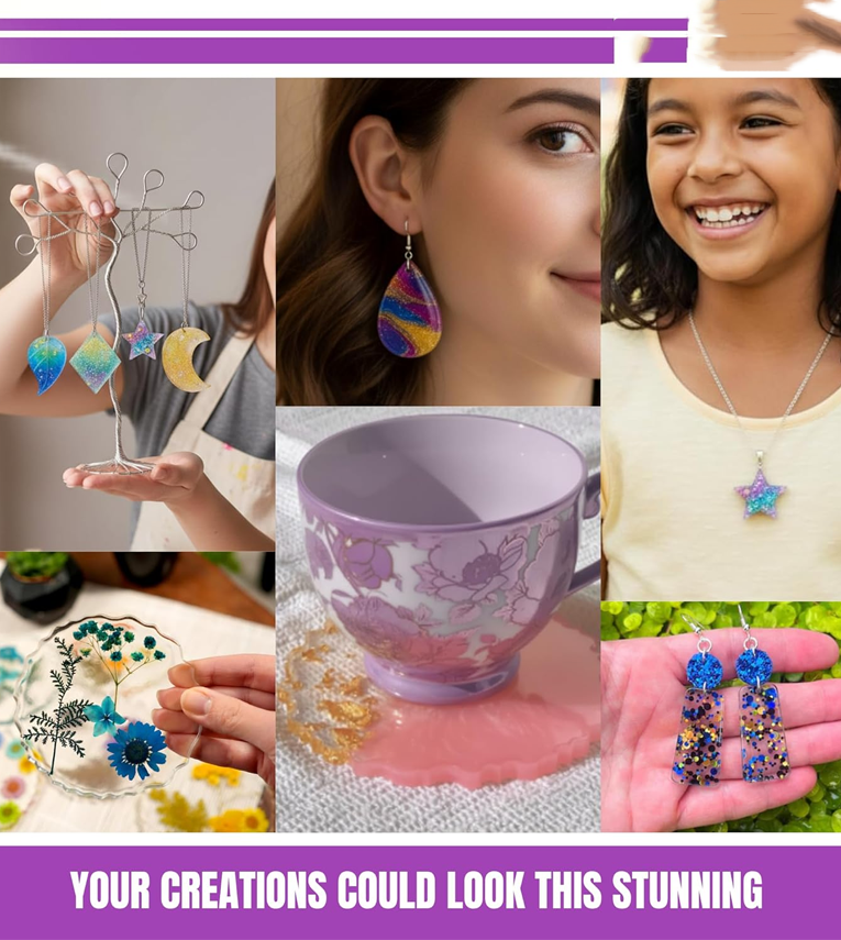 DIY Resin Art kit with Moulds for Beginners