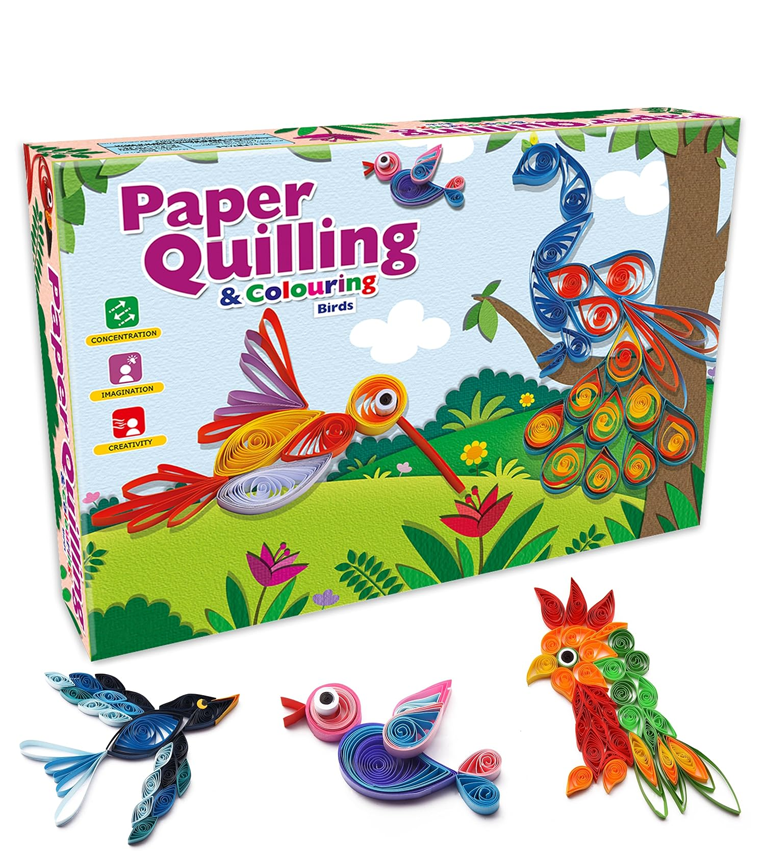 The Art of Paper Quilling Bird Series Art and Craft for Kids