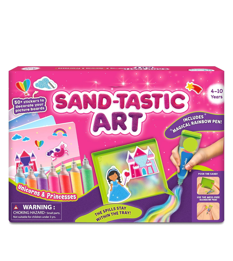 Sand Art Activity - Mess-Controlled DIY Unicorn & Princess Craft Kit