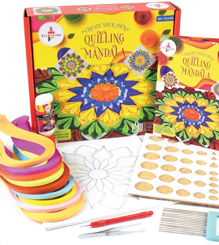 DIY Quilling Set, Creating Multiple Quilling Art Pieces