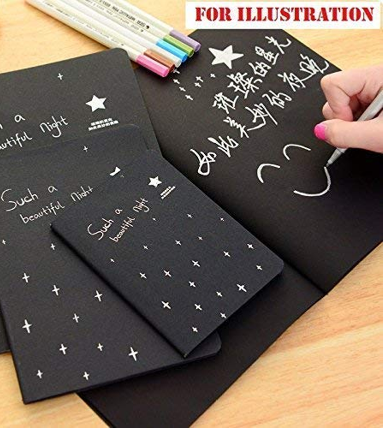A5 Size Black Paper Drawing Pad Sketch Book