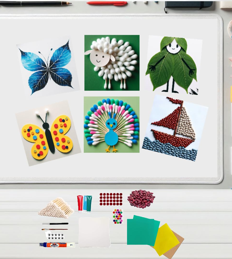 DIY Craft Kit for Kids- Create 7 Fun Craft Projects