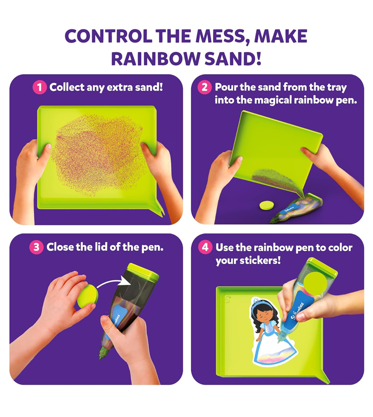 Sand Art Activity - Mess-Controlled DIY Unicorn & Princess Craft Kit