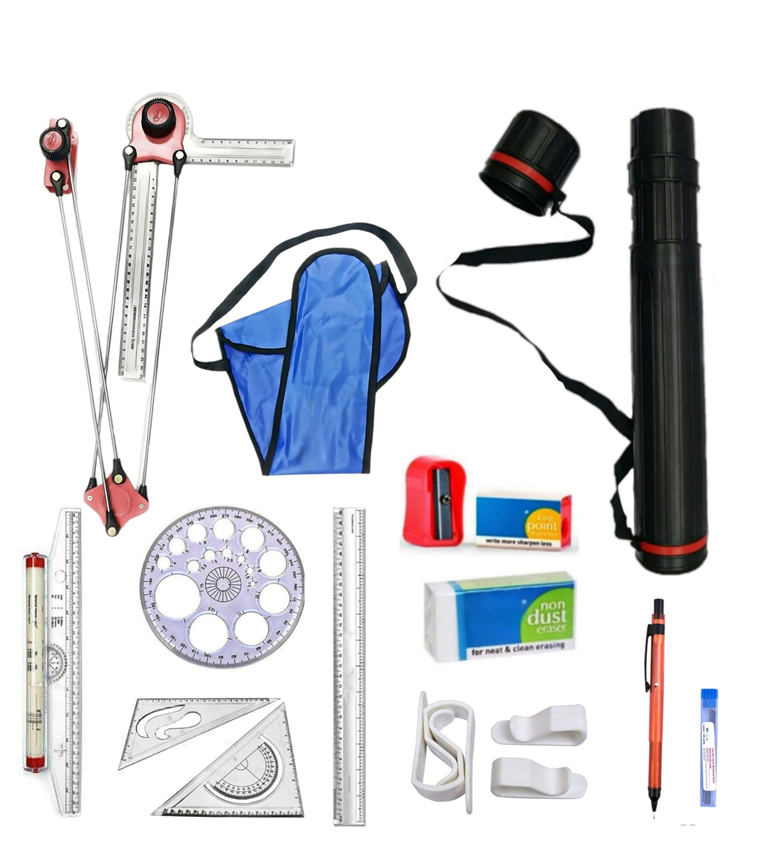 Complete Engineering Drawing Kit with Mini Drafter