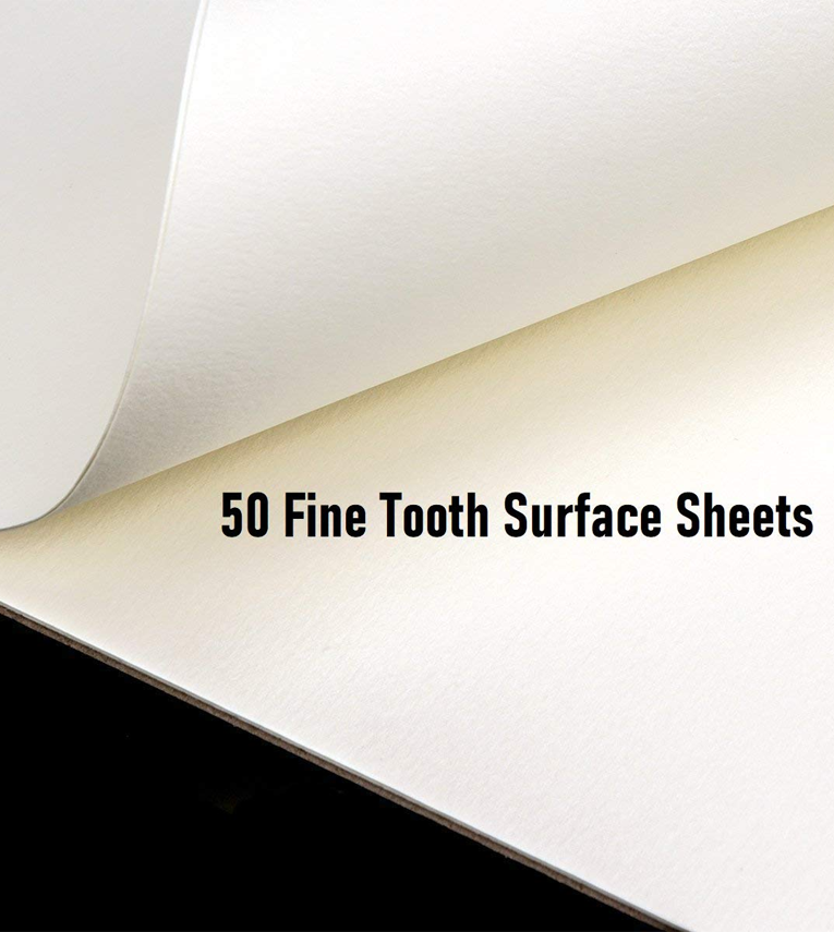 50 Sheet A5 200GSM Sketch book 5.8 x 8.3 Inch