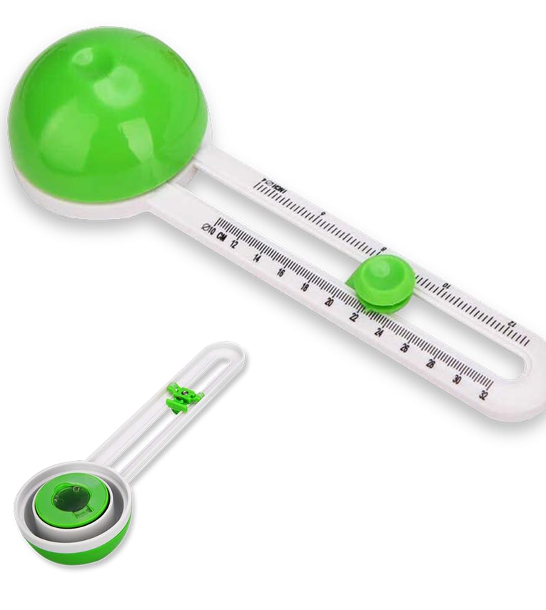 Circular Paper Cutter Rotary Cutter Craft Tool with Plastic Material