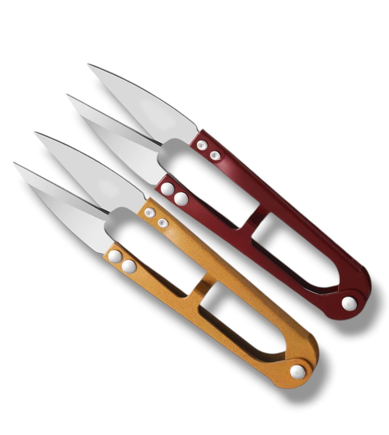 Pack of 2 U Sewing Scissors Clippers
