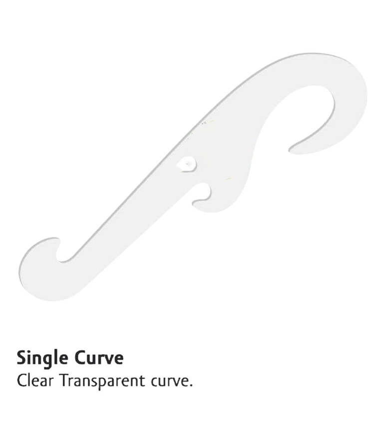 Plastic French Armhole Curves Scale for Tailoring Set