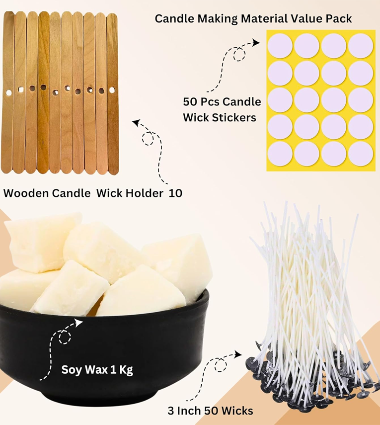 Wax Candle Making Kit (DIY Candle Supplies)