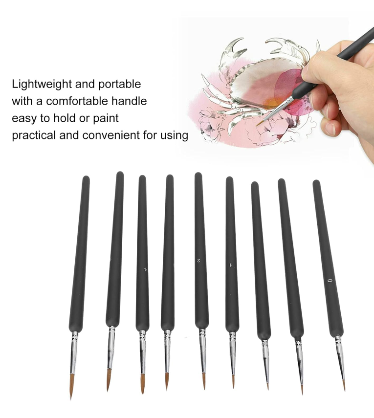 Fine Detail Paint Brush Set for Miniatures