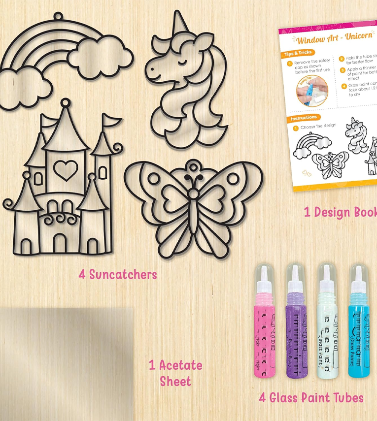 DIY Window Art Unicorn | Glass Painting Kit | Art & Craft Kit