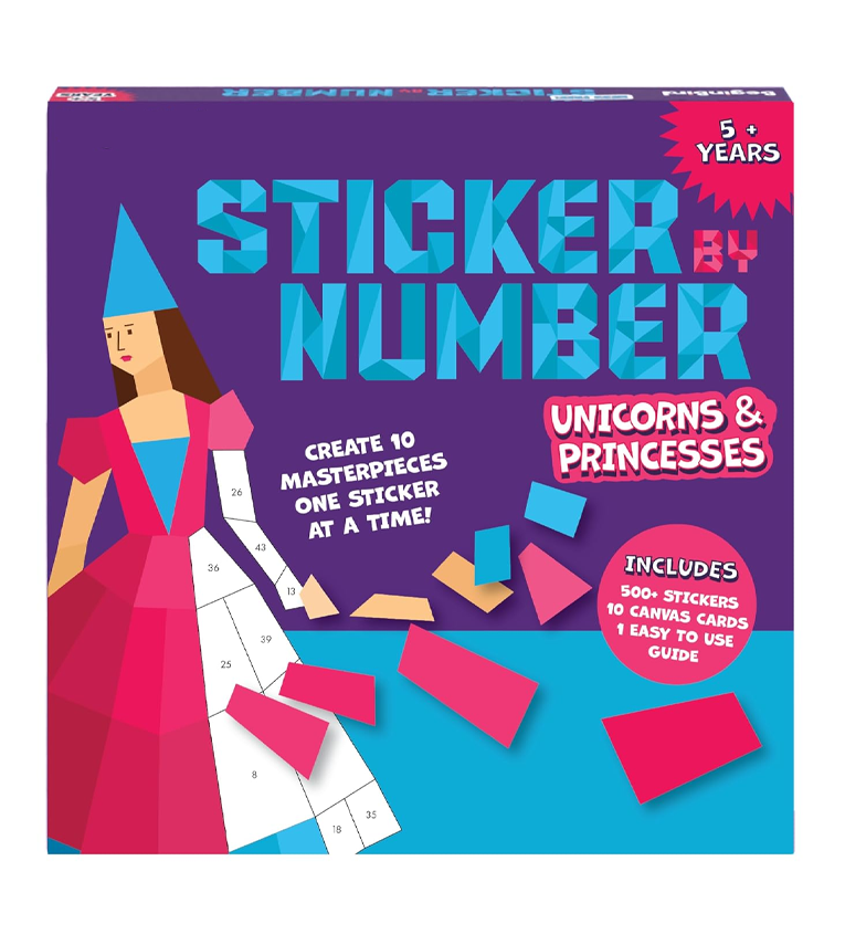 ticker By Number DIY Art Activity Fairy Tales,Craft Kits & Supplies