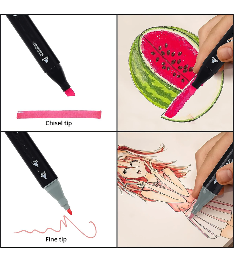 48 PCS BROAD Shaped Color Pencils