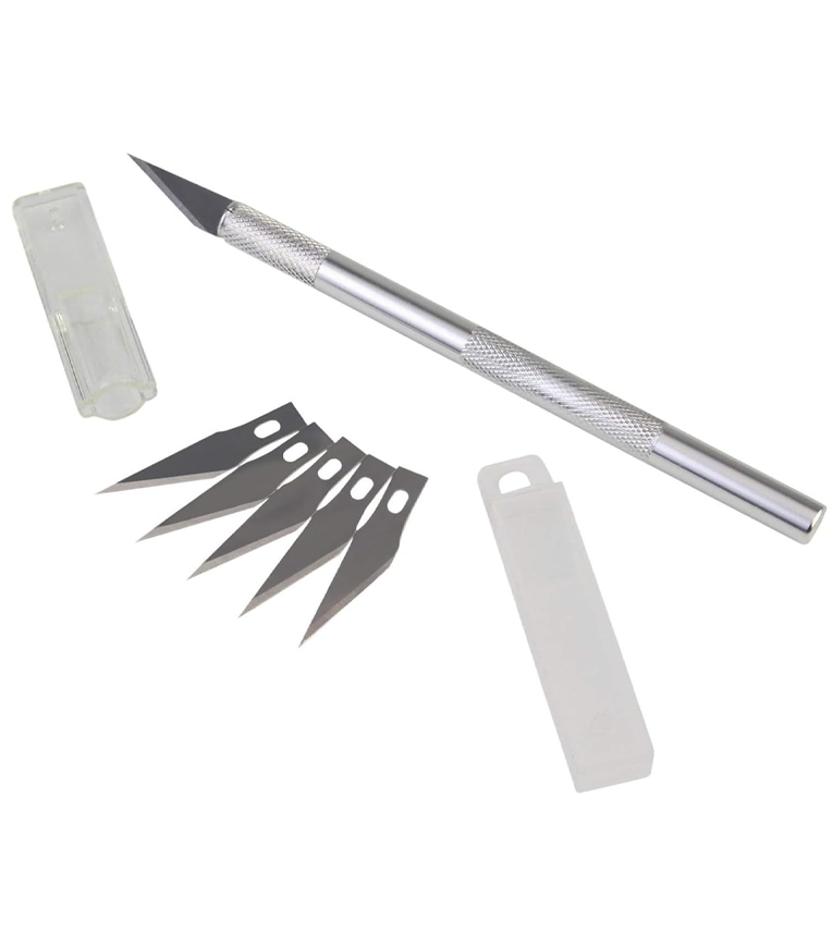 Detail Precision Pen Knife with 5 Interchangeable