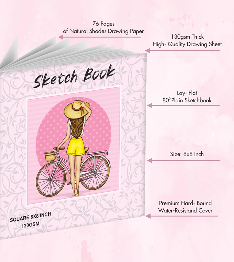 Artist Sketchbook - Square Hardbound Cover