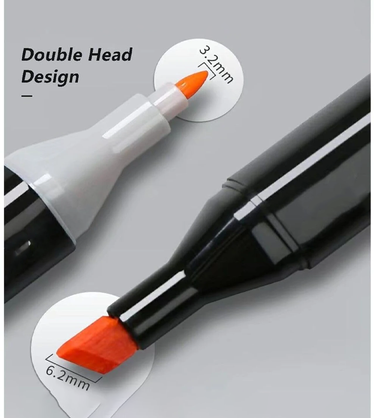 36 Pc Dual Tip Highlighter & Marker Set for Drawing