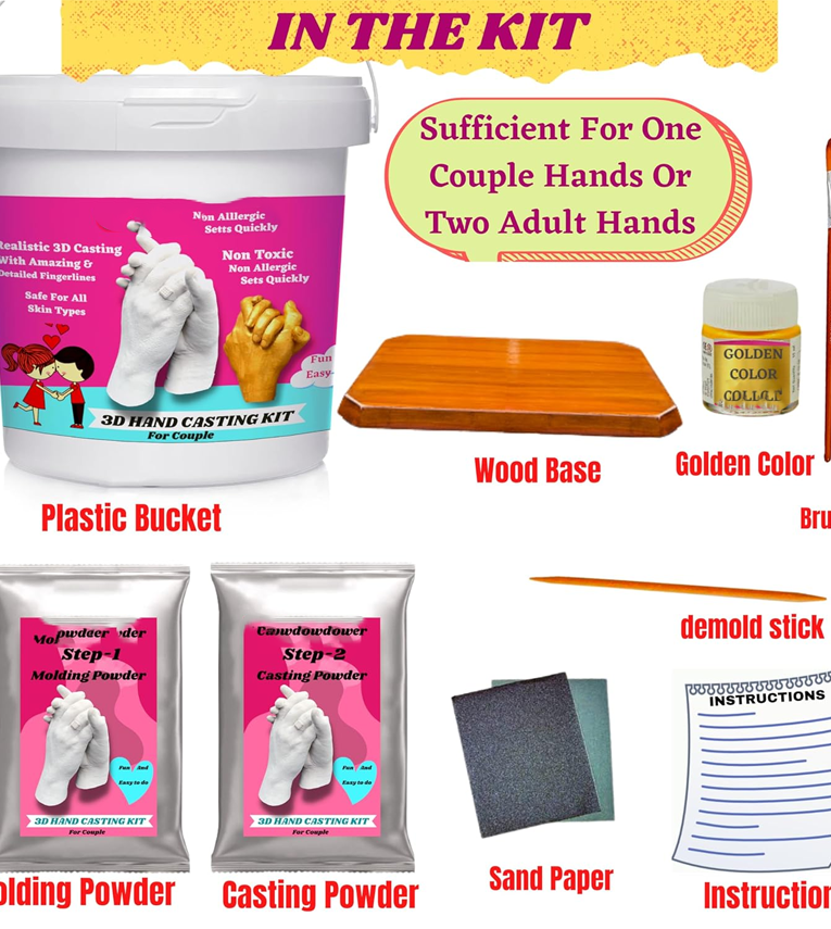 Hand Casting Kit | 3D Couple Casting Kit