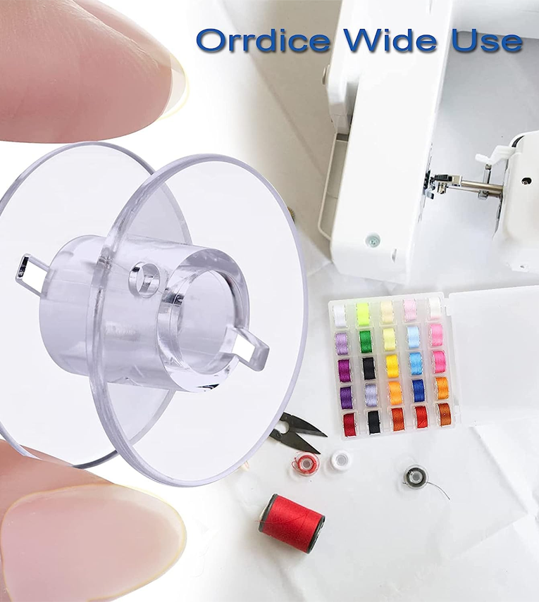 Sewing Machine Bobbin 25 Pcs with Plastic Case