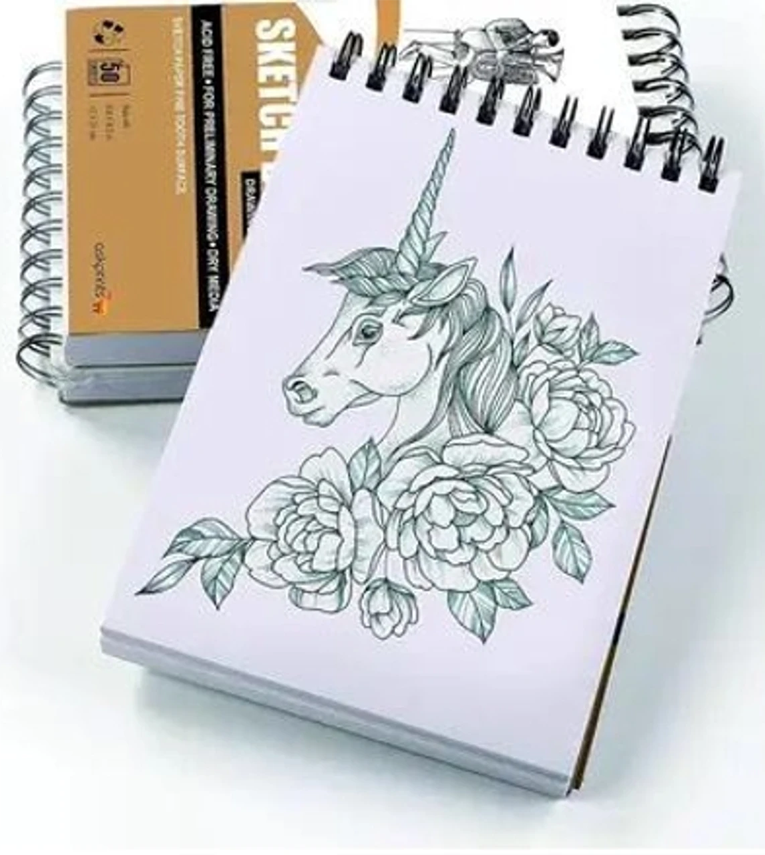 A5 Top Spiral-Bound Sketchbook