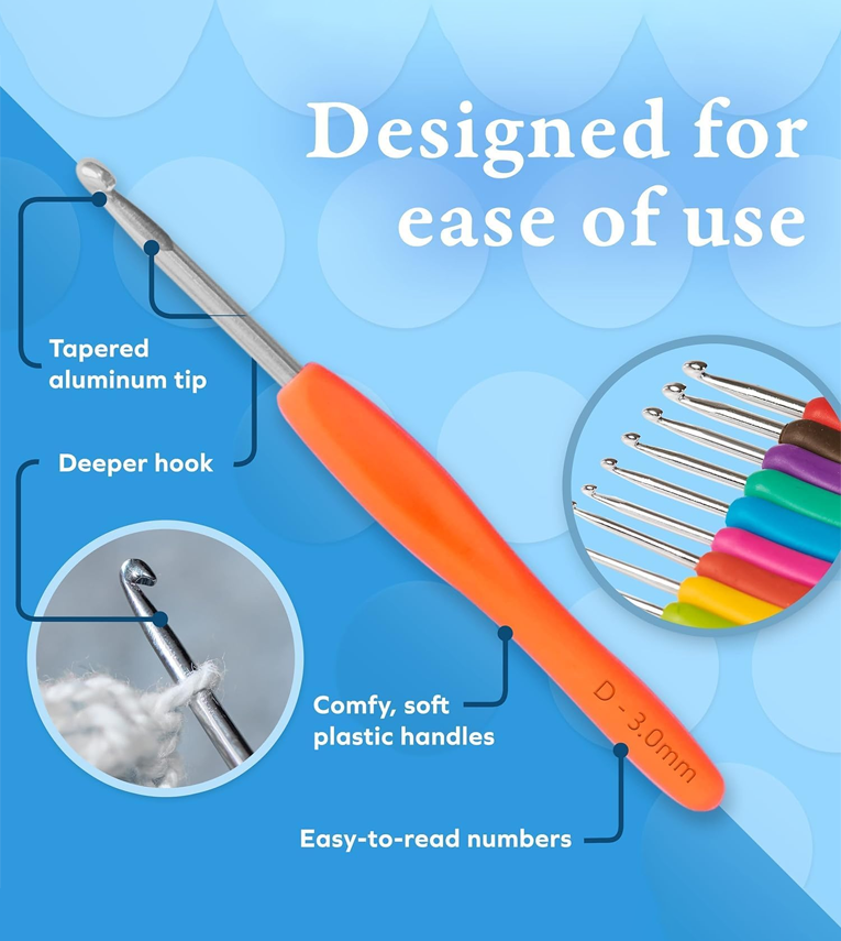 8 Pcs Crochet Set/Crochet Needles/Crochet Hook