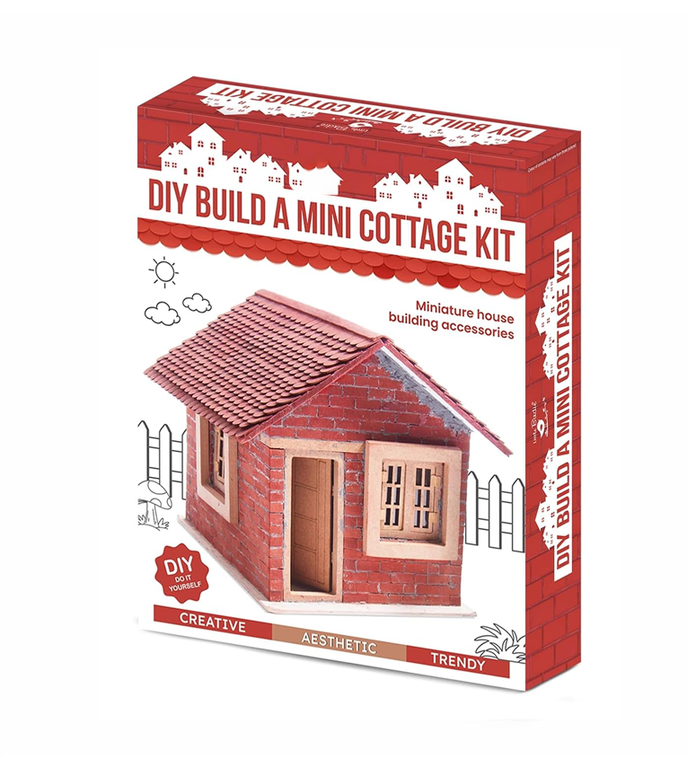 DIY Build a Mini Wooden Cottage Kit