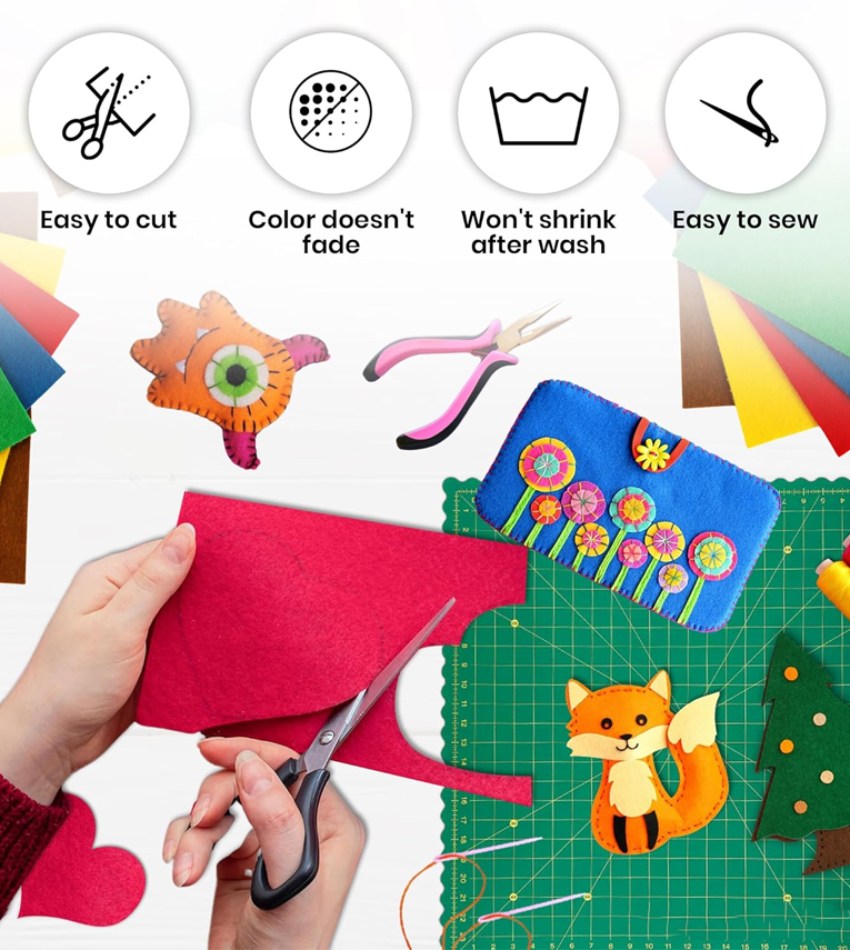 A3 Felt Sheets – 1mm Thick