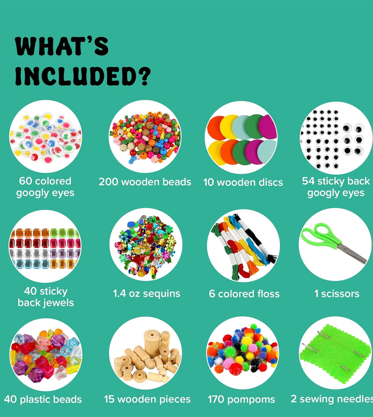 Modern New Arts and Crafts Library Set - Kid Crafting Supplies