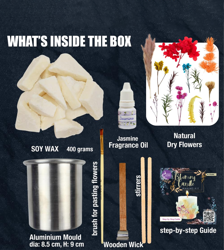 Crafts Blooming Candle Making Kit for Adults & Beginners
